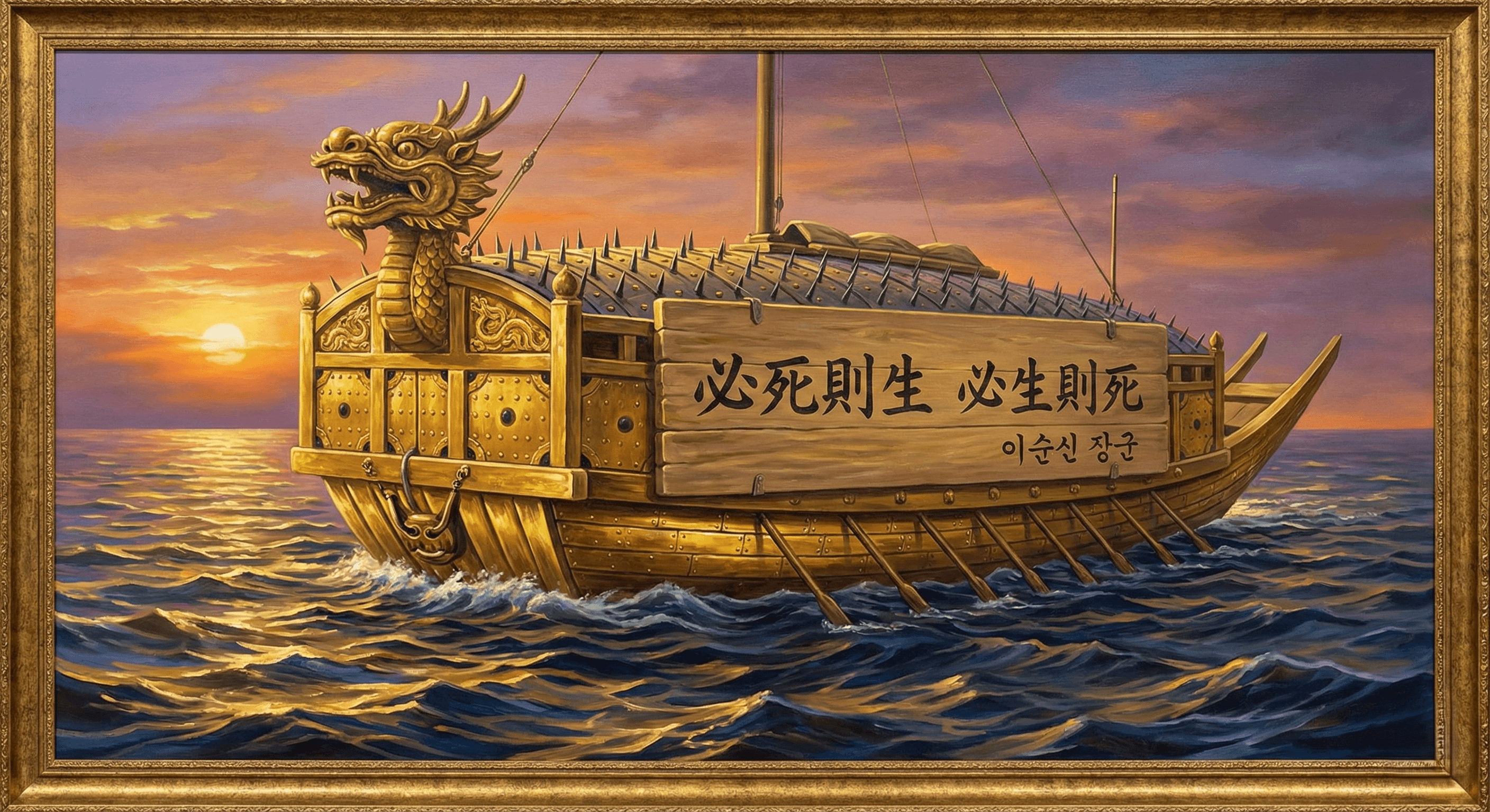 Admiral Yi Sun-sin's Turtle Ship — 필사즉생 필생즉사 (If you are prepared to die, you will live)